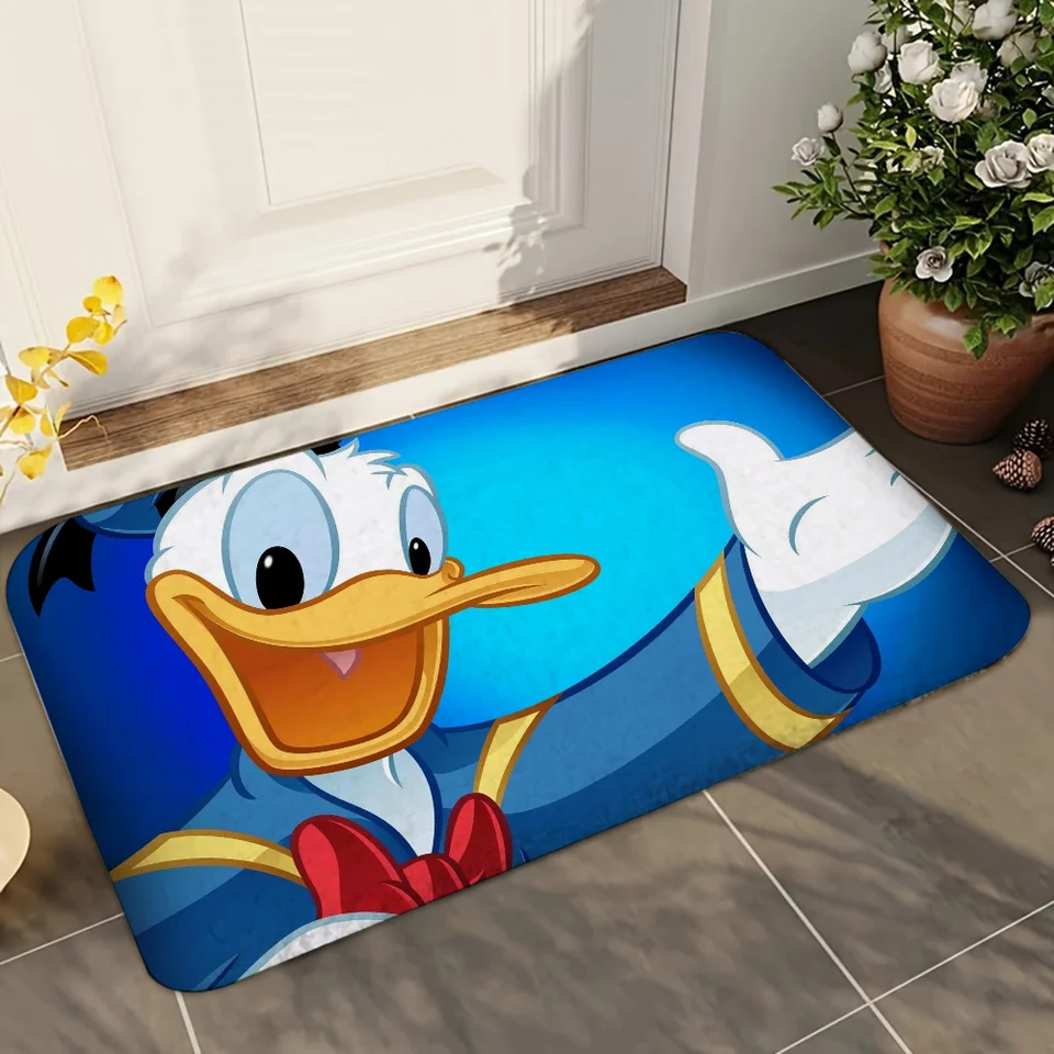 1pc d-Disney-d-donald kačacie podlahové rohožky koberec koberec noha rohož Kúpeľňa Absorpčné rohože