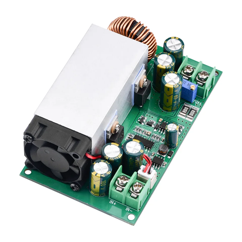 1pc DC Step-Down Modul 12v-75V až 5V 19v 21V 24V 48V 600W Vysoký výkon 25A Modul