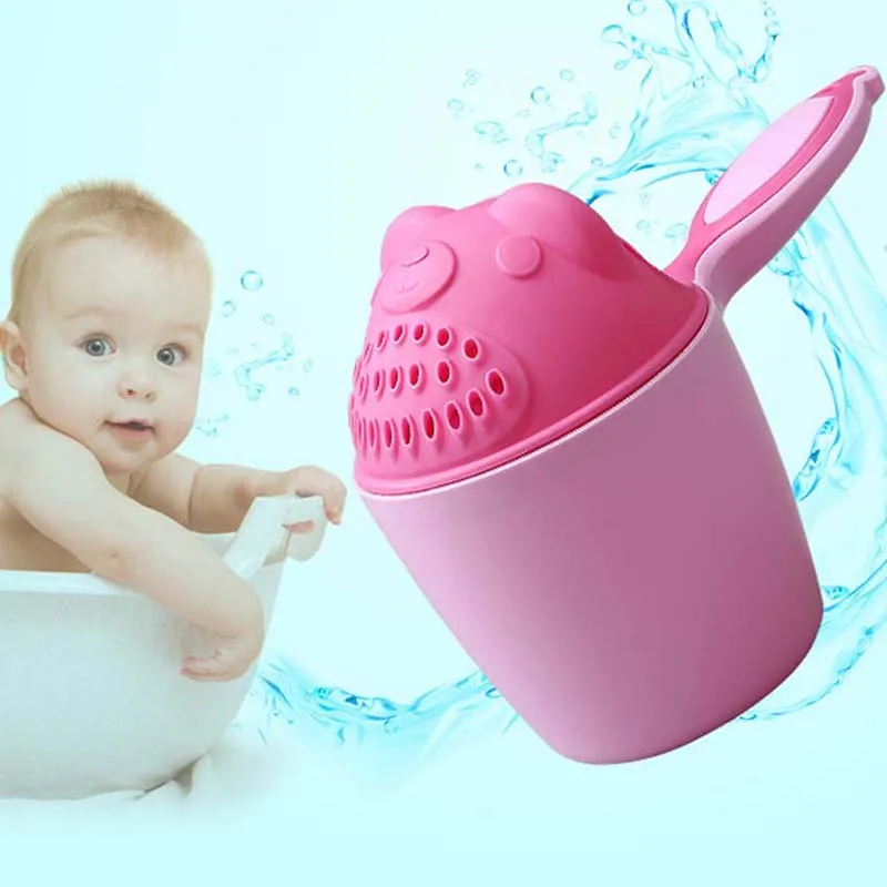 1pc detská kúpeľňa vodopád Rinser Kids šampón Opláchnutie šálka kúpeľ