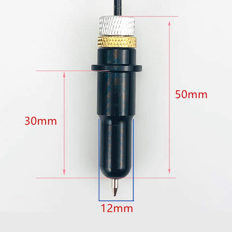 1PC Dia 12 mm univerzálny držiak pero Plotter pre výrobcu rolandu Cricut Liyu Deepcut Mimaki Summa Explore Air 2 kreslenie stroja
