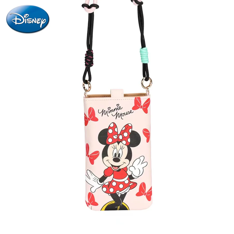1PC Disney oficiálne licencované Minnie Mouse Motion Mobile Bag Tack Cartoon Character