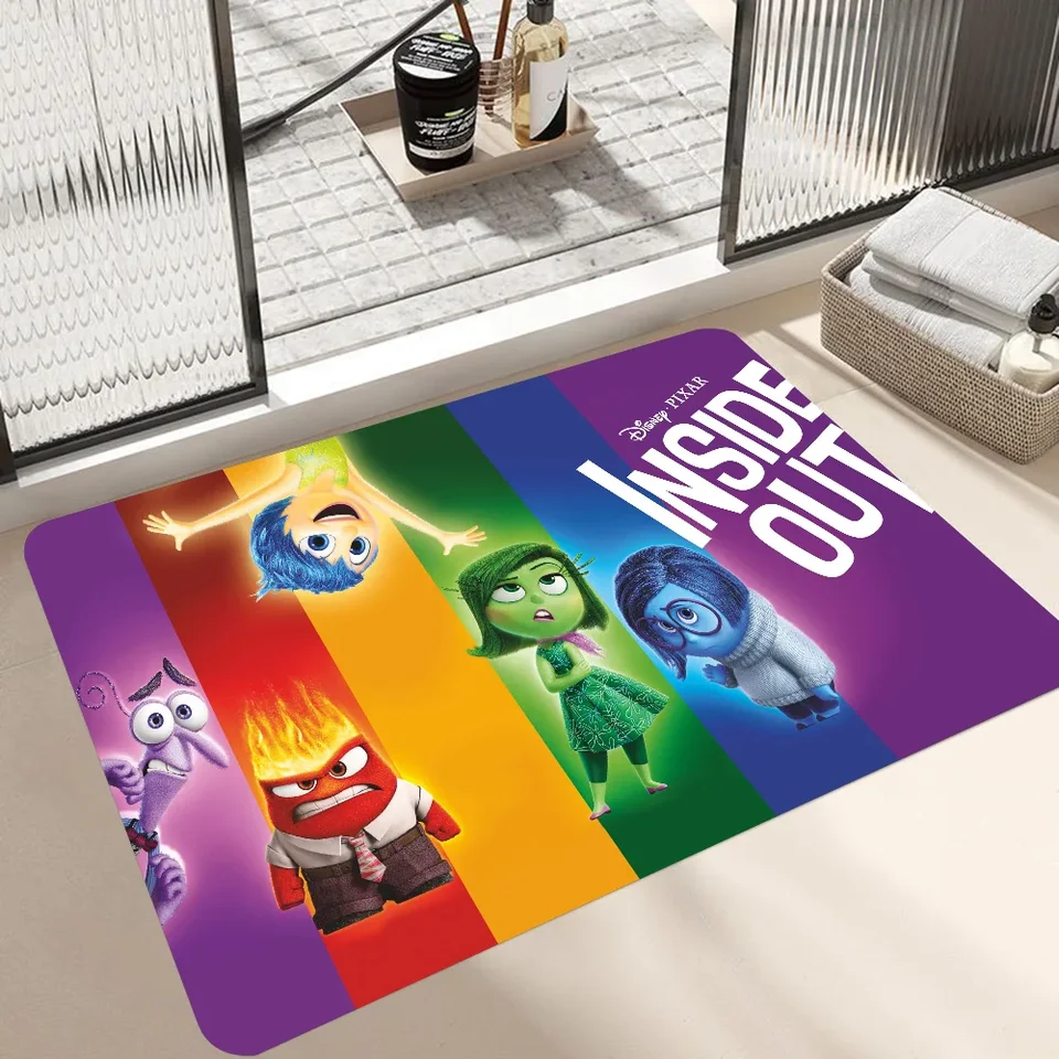 1pc Disney vo vnútri 2 poschodia rohožky Domáce koberce noha Mat Kúpeľňa Absorpčné rohože proti sklzu, domáce dekorácie