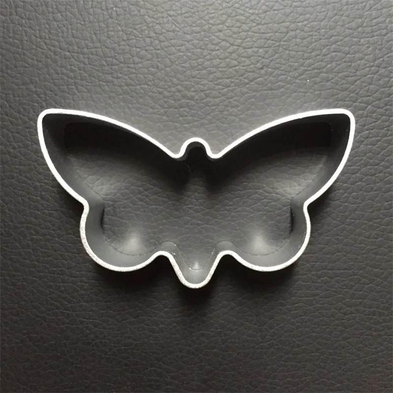 1pc DIY hliník zliatina zliatiny cookie formy Motýfly tvar cookies Cutter Biscuit Fold