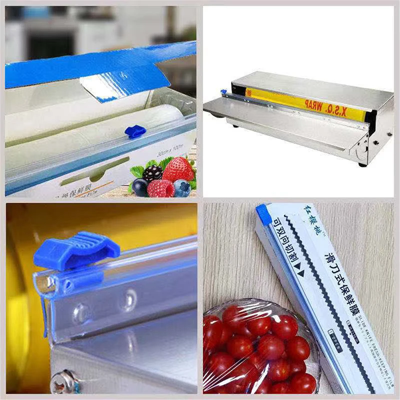 1PC Domáce plastové obaly a fóliový film Film Cling Film Cutter