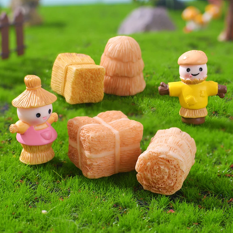 1PC domácich výzdobní Ozdobenie Dolloud Dollhouse Outdoor Simulované farmárske série Miniatúrne figuríny Modely