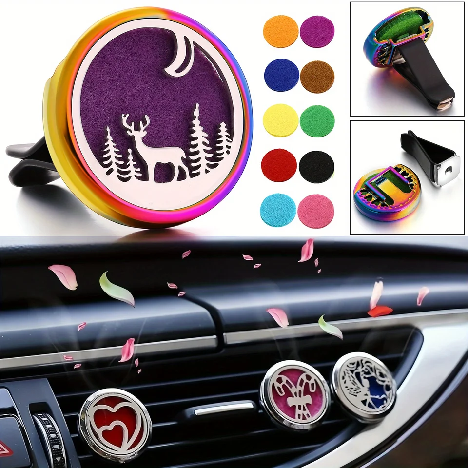 1pc doplňuje sponu difuzérového sponky na osviežovač vzduchu, automatické interiérové ​​príslušenstvo automobilu, difúzor aromaterapie automobilu