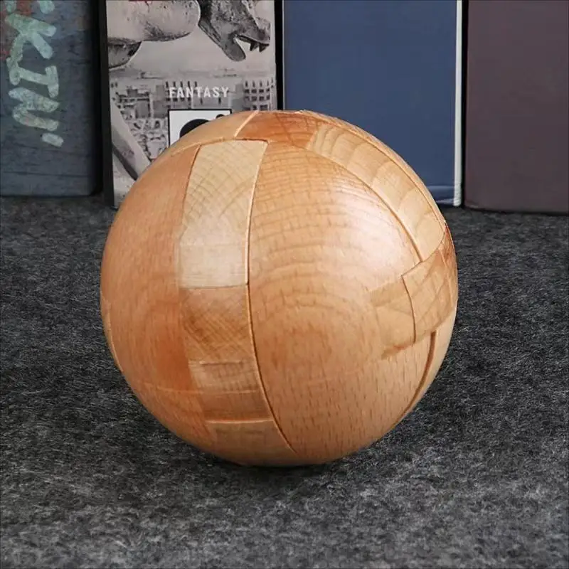 1PC Drevená puzzle, hračka na bicykel Magic Ball Brain, spravodajská hra, halloween s loptou, Vianoce, darček Deň vďakyvzdania