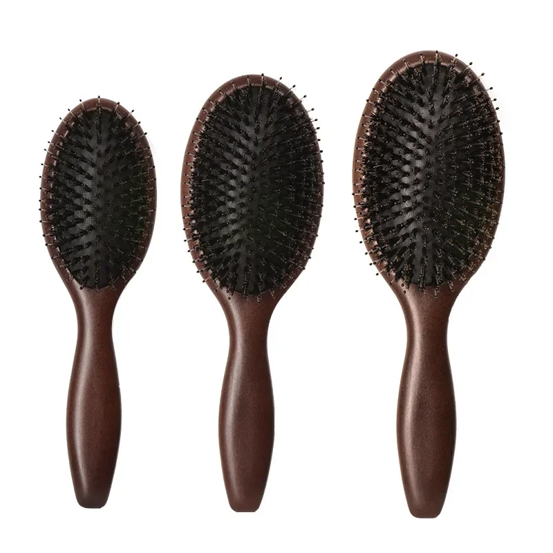 1pc drevené hrebeň Profesionálne zdravé pádlo vankúš na vypadávanie vlasov masáž kefu Hairbrus Combre Combre Hair Care zdravý drevený hrebeň