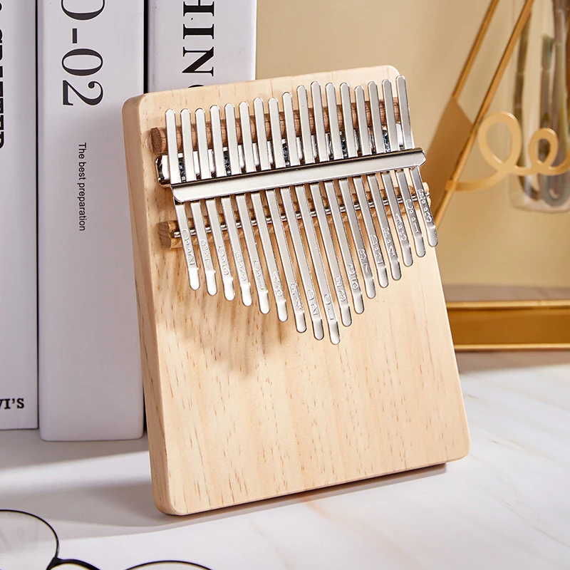 1PC Drevené prenosné deti Kalimba Začiatok praxe Simple 17 Tónový palcový klavír Lieha hudobné klávesové nástroje