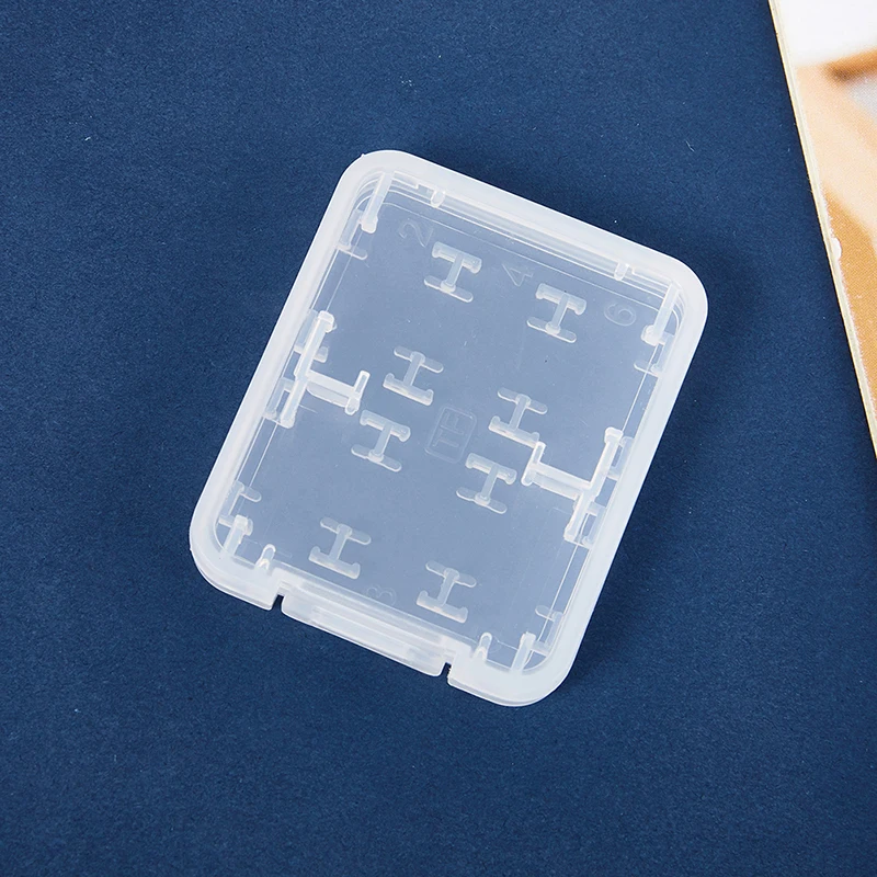 1pc držiak chrániča mikro boxu pre SD SDHC TF MS MS SKLADOVÁ KAPAČKA SKLADOVANIE PLAČKY PLASTNÉ PLASTNÉ ZÁKLADNÉ