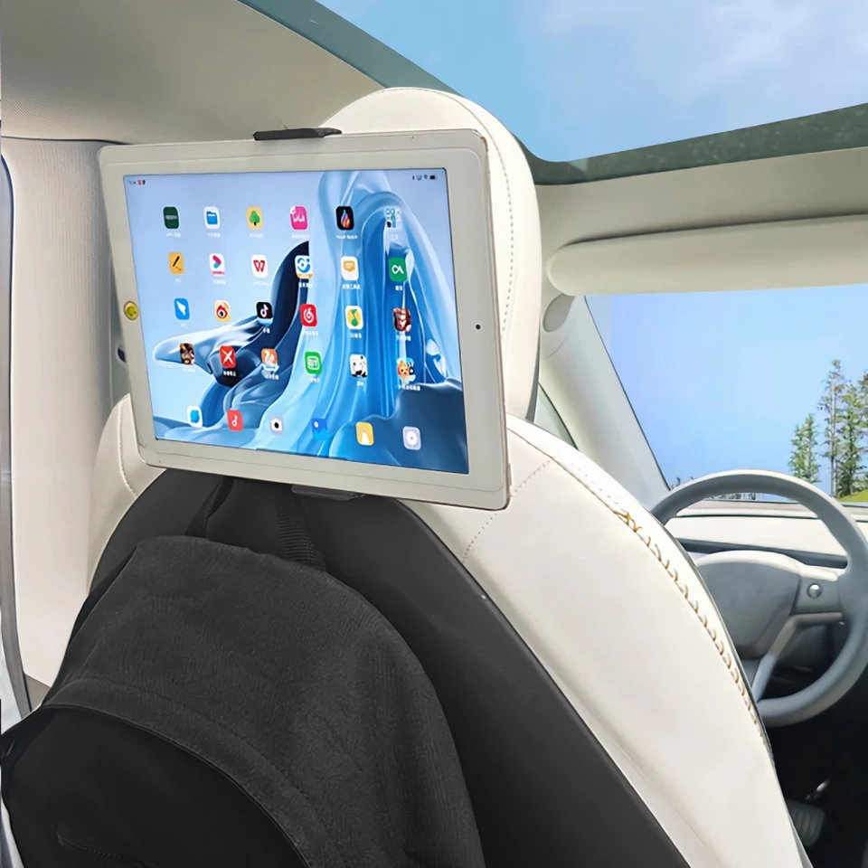 1pc držiak telefónu automobilu pre Tesla Model 3 Model Y zadné sedadlo pre zadné sedadlá pre iPad podporné tašky Hook Accessories diely