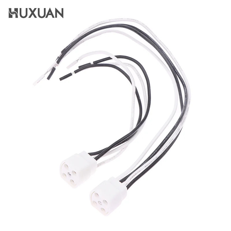 1pc držiak žiarovky G10Q s 25 cm CABL T5 T8 Ring Light Zátka 4pins G10Q Keramická izolačná trubica ultrafialová svetlo svetlo svetla svietidla