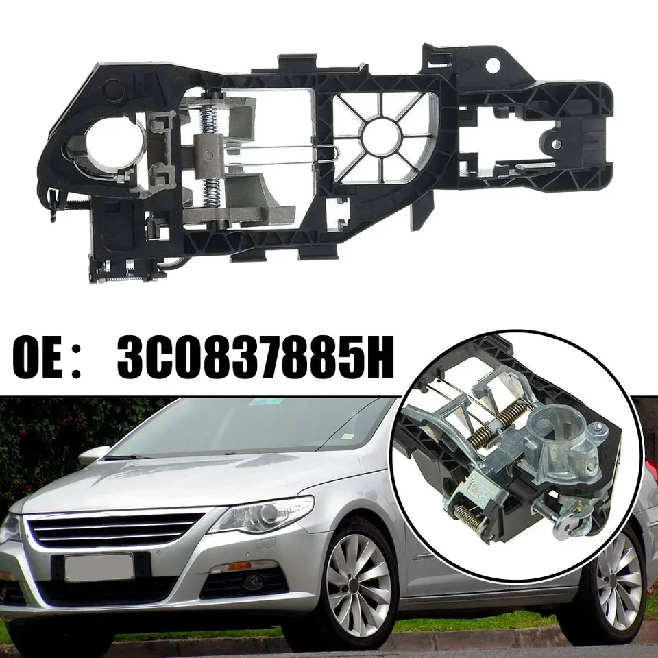 1PC Dvere na dvere vozidla Vnútorný nosný mechanizmus mechanizmus predného vodiča Bočné dvere rukoväte Ráme pre Passat B6 B7 2006-2015 3C0837885H Časti používať