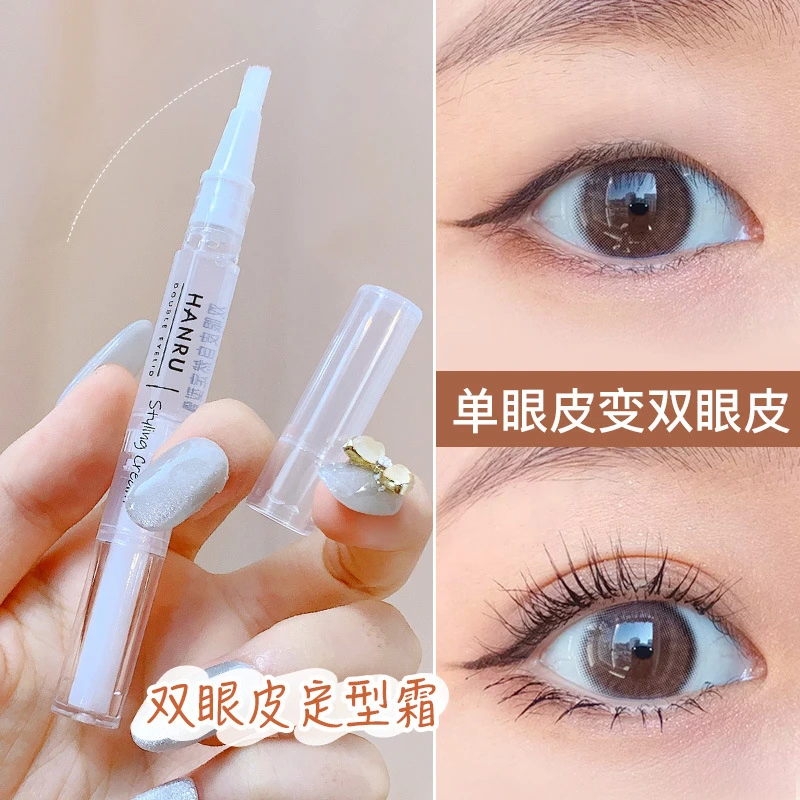 1PC dvojité viečka Styling Cream Dlhodobý neviditeľný prírodný tisíc rýchlych sušení Big Eye Lift Lift viečok