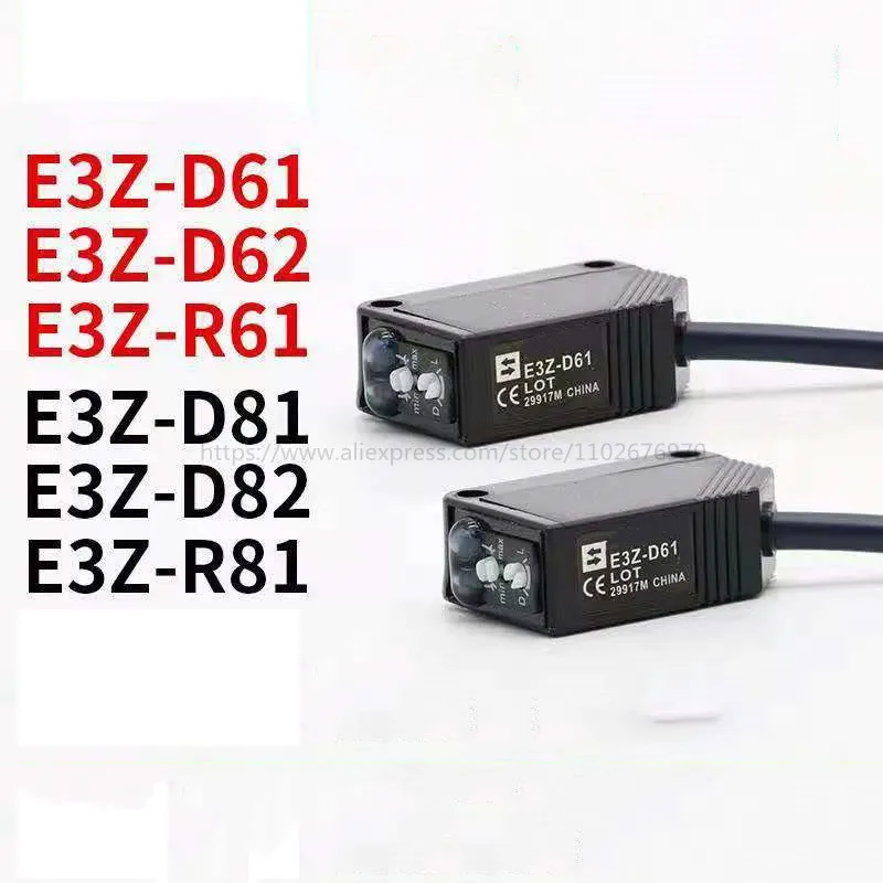 1pc E3Z-D61 D62 D81 D82 R61 LS61 LS81 T61 T81 Fotoelektrický spínač snímača