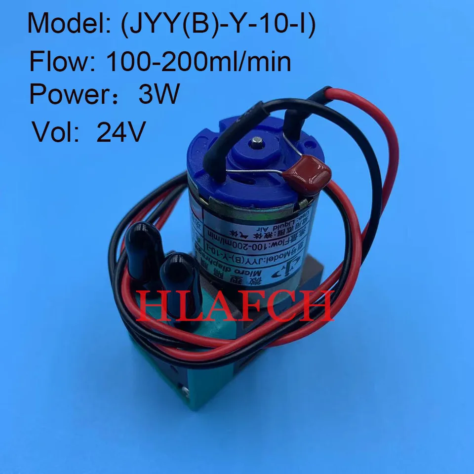 1PC Eco Solvent Printer Jyy (B) -y-10-I Malé atramentové čerpadlo 3W 100 ml-200 ml 24v Zhongye Gongzheng Allwin Micro Demapragm Jyy Ink Pump