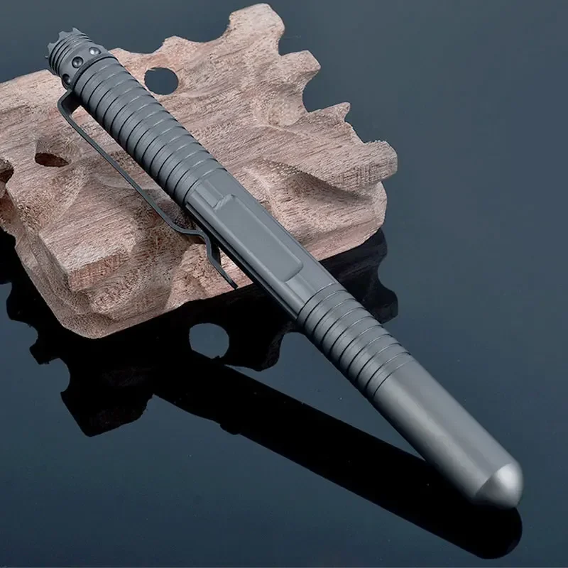 1pc EDC Gray Prenosné taktické taktické pero obrana dodávky zbraní ochrana nástroja letectvo hliníkové záchrana nástroja Self Guard Pen