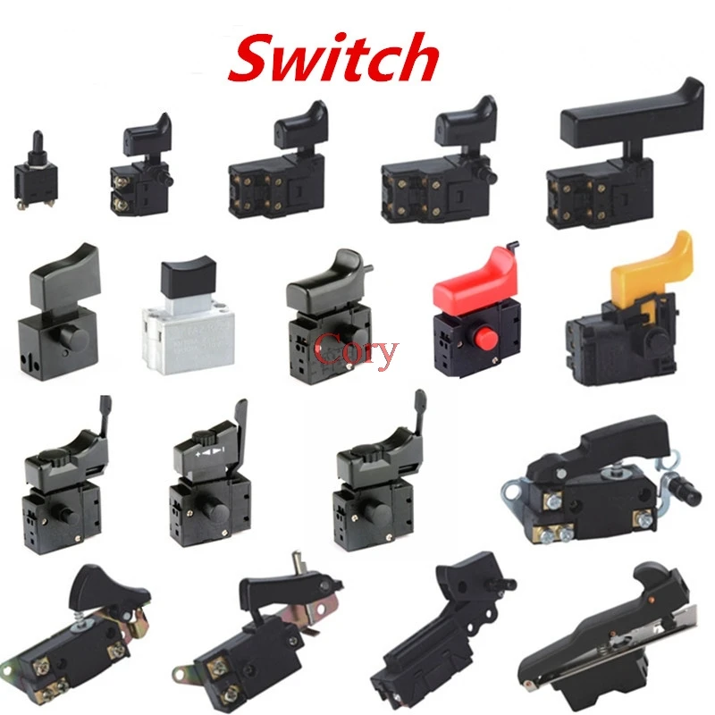 1pc elektrický spúšťací spínač Spínacie spínacie spúšťacie tlačidlo Spúšťacie spúšť