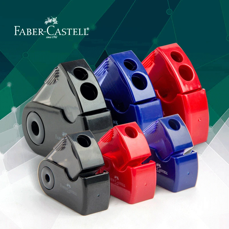 1PC Faber Castell Push Pull Double Cencil Barchener Single Hole Double Hole Multifunkčná škola a kancelárska kancelária