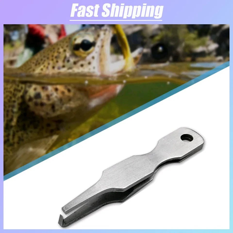 1PC Fishing Rýchle drôt viažuci nástroj Strieborné rybolovné návnady Kruhový otvárač Multifunkčnej rybárskej linky