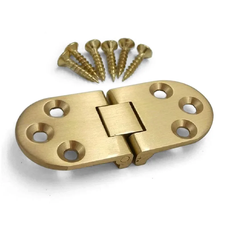 1pc Flip Round Table Table Pure Copper Furniture Hinger Hardware Accessories záves 180 stupňov sklopený skladací stolí