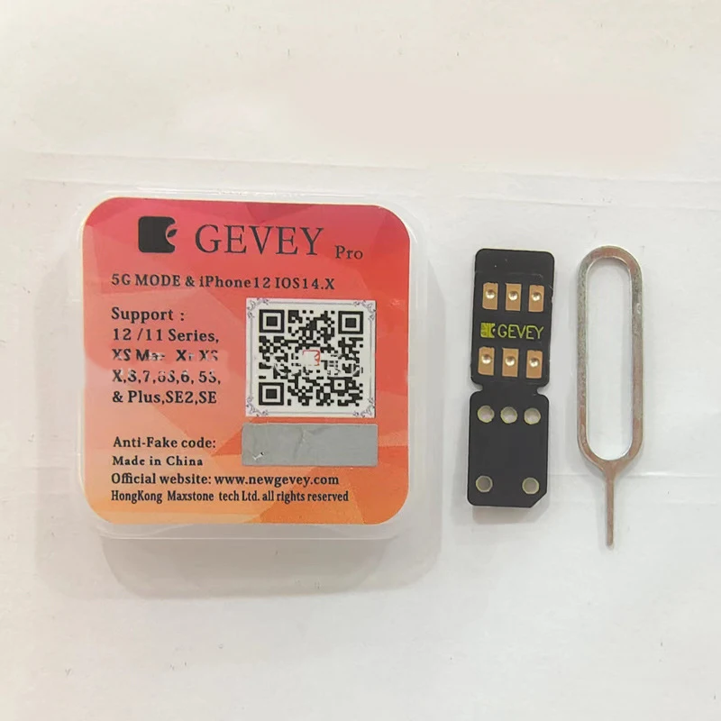 1pc Gevey Pro Unklocking Card Sticker pre iPhone 6S-7-8-X-XSM-11-13pm