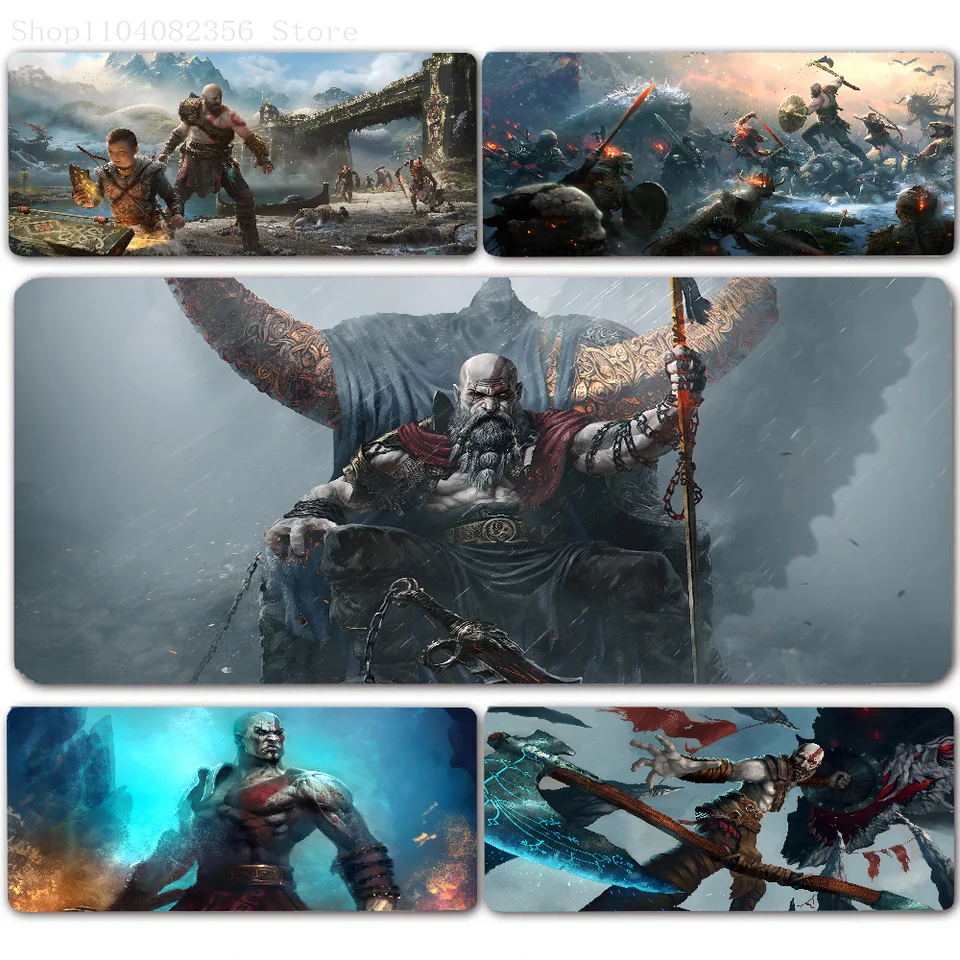 1PC God of War Game Mouse Pad Veľká myš MOSE RINK OFFICKÝ DOSK MAT LAPTOP Gaming Veľká myš
