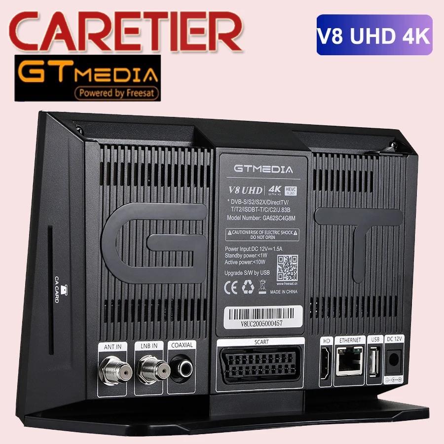 1pc gtMedia v8 UHD Support Mars IKS Satelitný prijímač DVB-S/S2/S2X DVB+T/T2/ISDB-T/Kábel lepší V8 Pro 2 V8 Nova