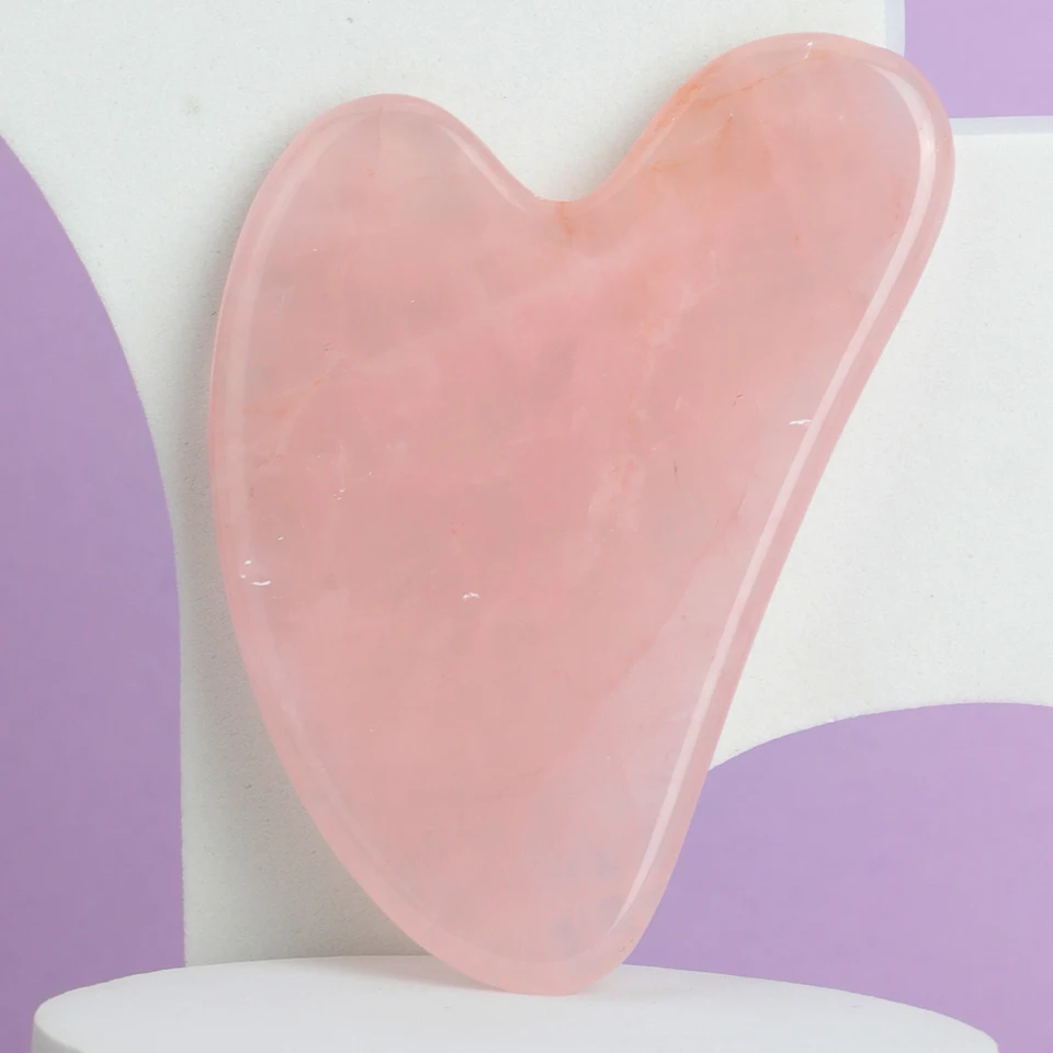 1PC Guasha Massage Prírodný kameň Jade škrabka na tvár Gua Sha Sha Krck Masager Ženy Prenosné tvár starostlivosti o pleť Krása Beauty