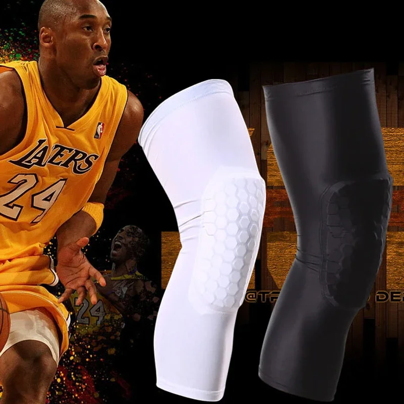 1pc Honeycomb Basketball Knee Pads Sport volejbal futbalové bezpečnostné školenie Knoľni