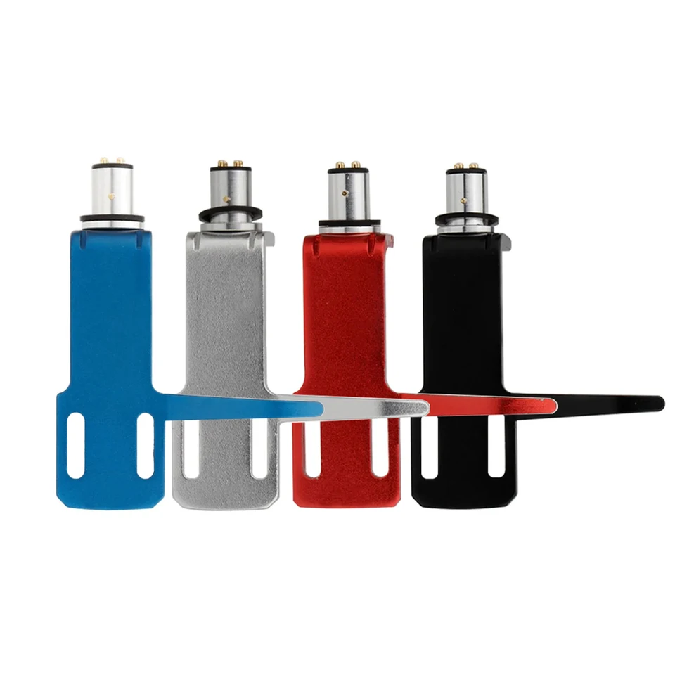 1pc HP105/106 65 mm Phono Otočník Universal Cabtridge Headshell Stylus držiak hliník LP Vinyl Phono Rack Stylus Olovený drôt