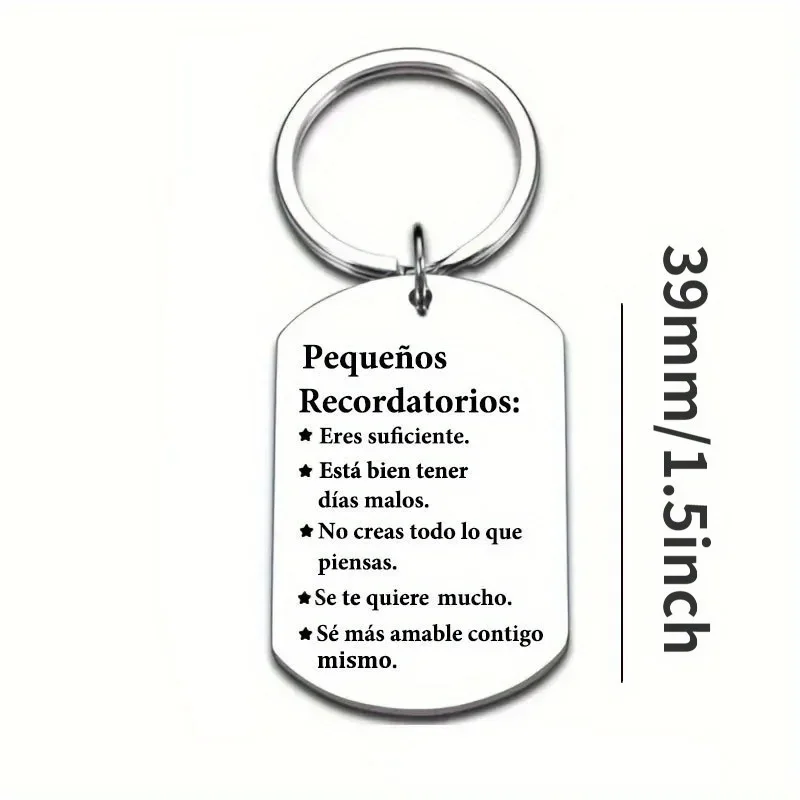 1PC Inšpiratívne darčeky pre dcéru môjmu synovi priateľom Keychain, promócia na promóciu vianočné darček pre dcéru Hija Hijo