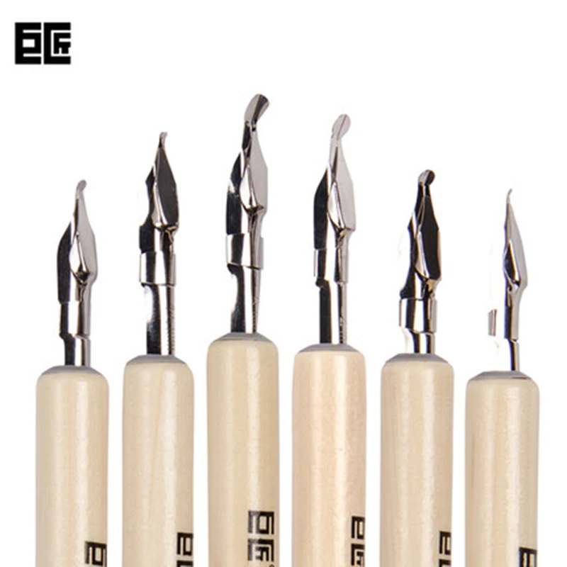 1PC Japan Tachikawa Dip Pen Set Kvalita komiksového fontána Premium line kresba hrotu pre manga/kreslený dizajnový umelecký set