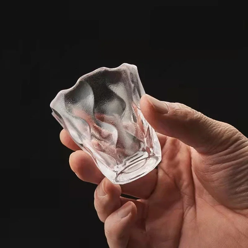 1pc japonský šaty šálka sklenená šálka whisky sklenené snehové vzory záberové poháre Krásne hrnčeky čaju kawaii poháre poháre pre vodku