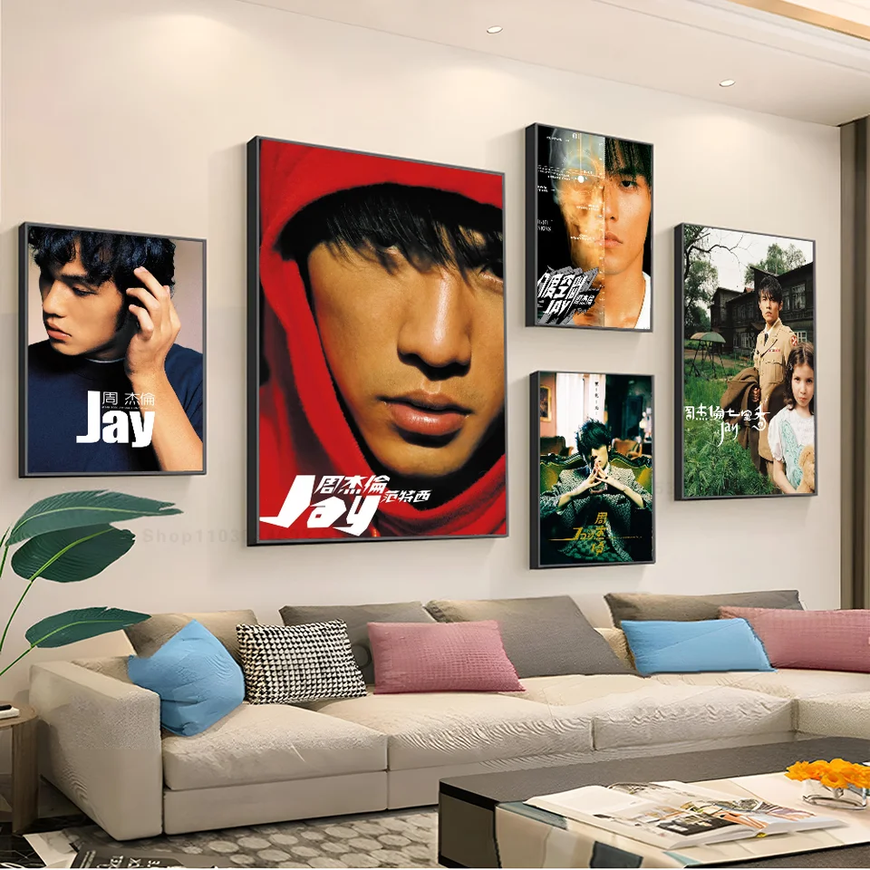1PC Jay Chou Album plagáty nálepky umenia nástenné maľby dekorácie herná izba dekorácie darčeky kawaii maľba maľby maľby