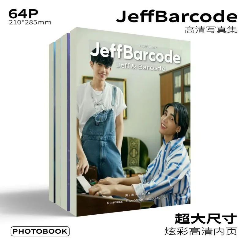 1PC Jeffbarcode Pondphuwin Jeffsatur Chen Puming HD Plagát THA TV FISH ON THE SKY DRAMA Stills Pictures A4 64P Photo album