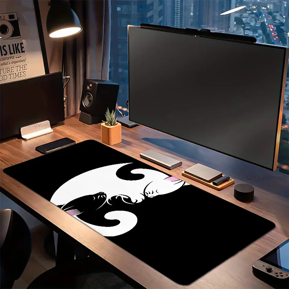 1pc jin yang mačka myš Mouse Desk Desk herné príslušenstvo hlavné hry xxl klávesnica Padding Rat Mat