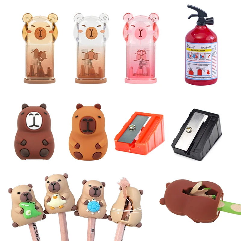 1pc karikatúra roztomilý CapyBara Cencil Binder Cencil Cutting Tool School Dodávky Študentské kancelárske potreby Učebne Učiteľ odmeny darček