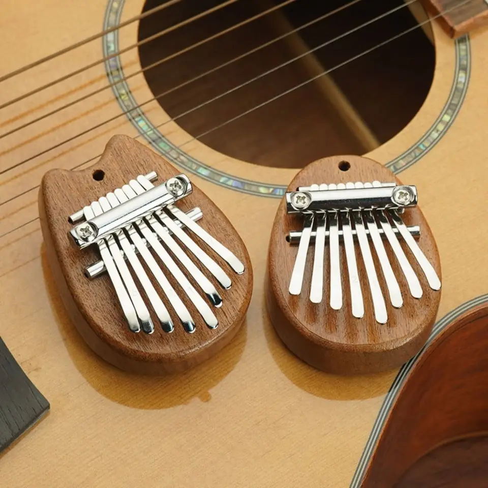 1pc klavírny prívesok 8 Key Finger palcový klavír klavír Marimba Musical Dospelí začiatočníci Kalimba Kalimba pre deti batoľa deti