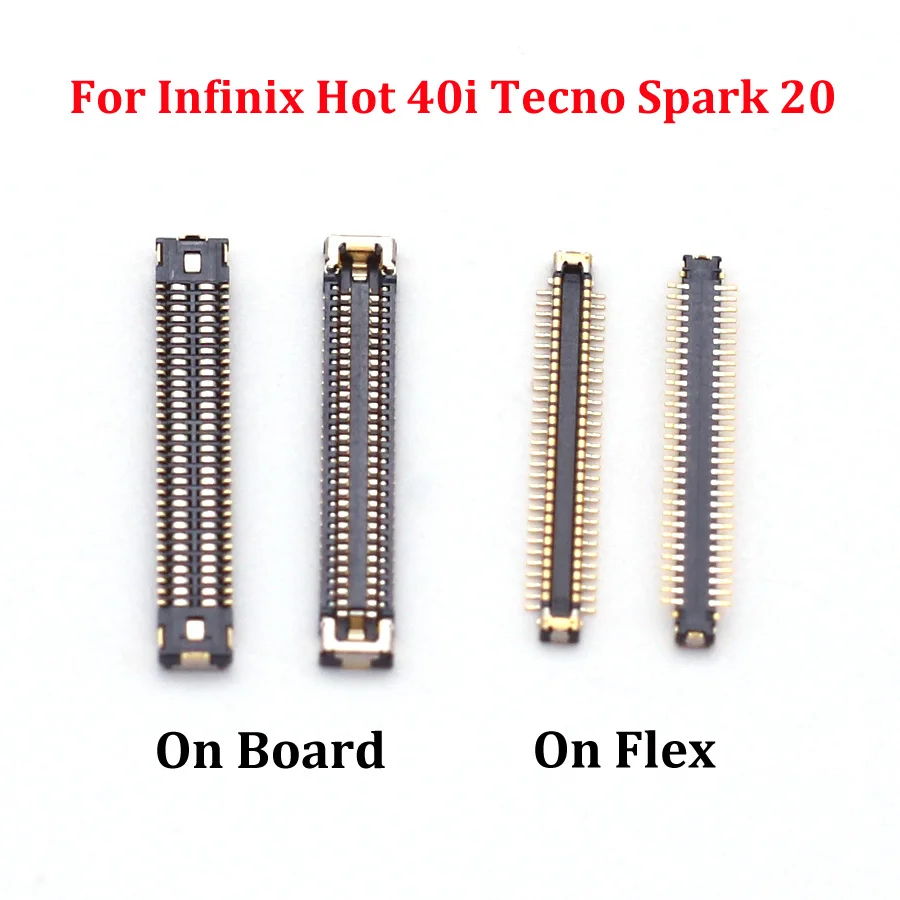 1pc konektor FPC na základnej doske pre Infinix Hot 40i Tecno Spark 20 na palube 60pin