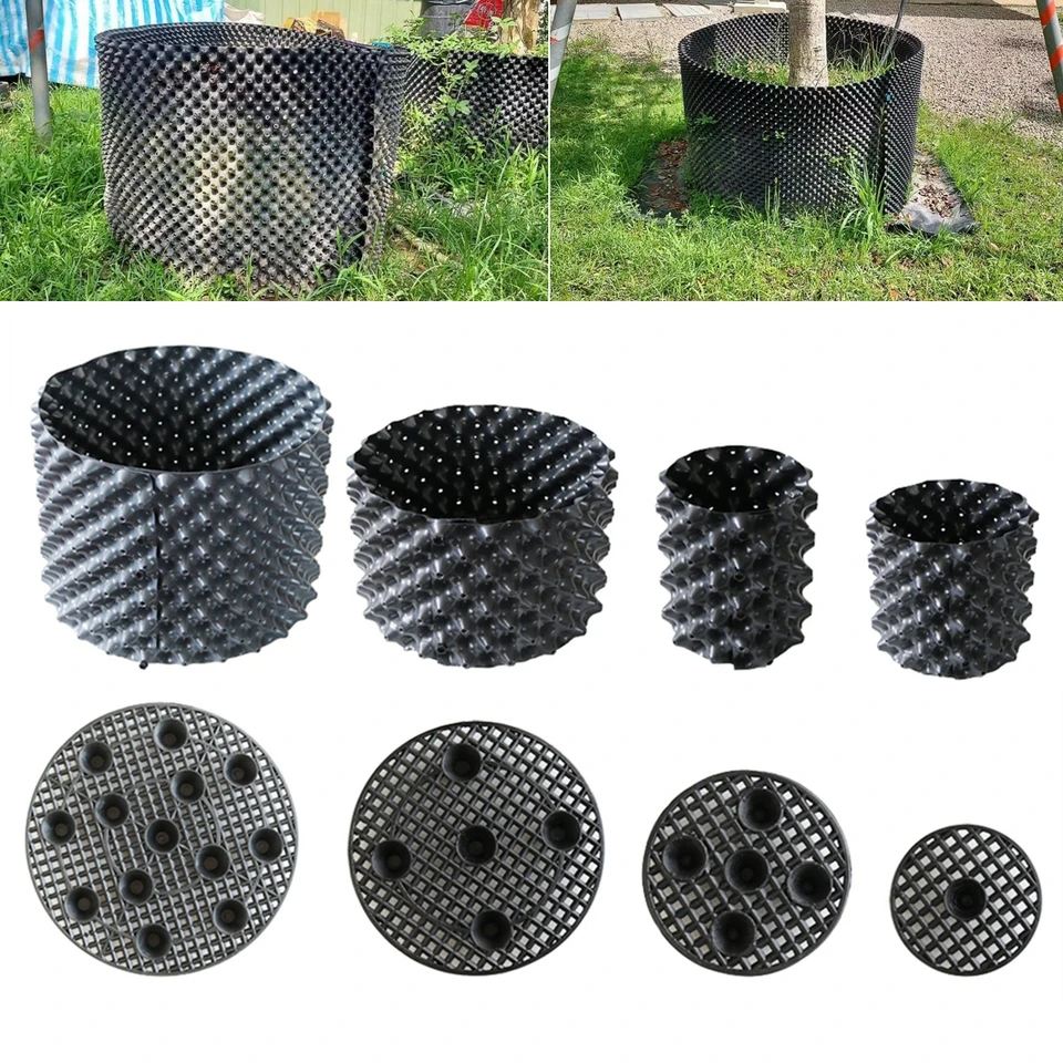 1pc koreňové riadenie zariadenia Záhradný sad stromu stromu pestovanie pestovateľov Zhrusnuté odtoky Pet drenážna doska