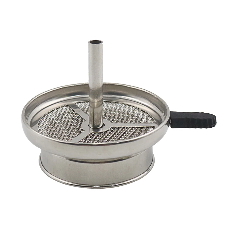 1PC kovový držiak na drevené uhlie s rukoväťou Narguile Sheesha Water Pipe Chicha Shisha Hookah Bowl doplnky