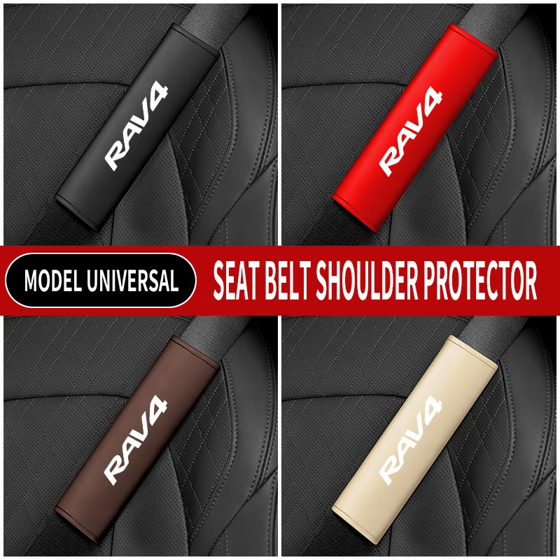 1pc kožené autosedačky na kategóriu Rameno Cover Cover Cover Bezpečnostný pád na výplň pre RAV4 2022 2021 2020 2019