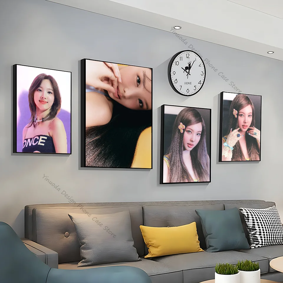 1PC KPOP Girl Nayeon Album Pop t-Twice Plagát Kvalitné výtlačky Vintage Room Home Bar Cafe Decor