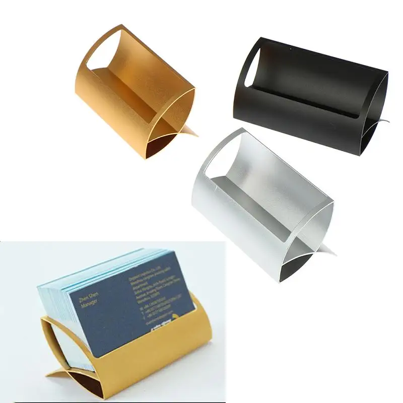 1PC kreatívne kovové karty Držitelia kancelárií Office Display Desk Držiteľov Držitelia stolových príslušenstiev stolových klipov