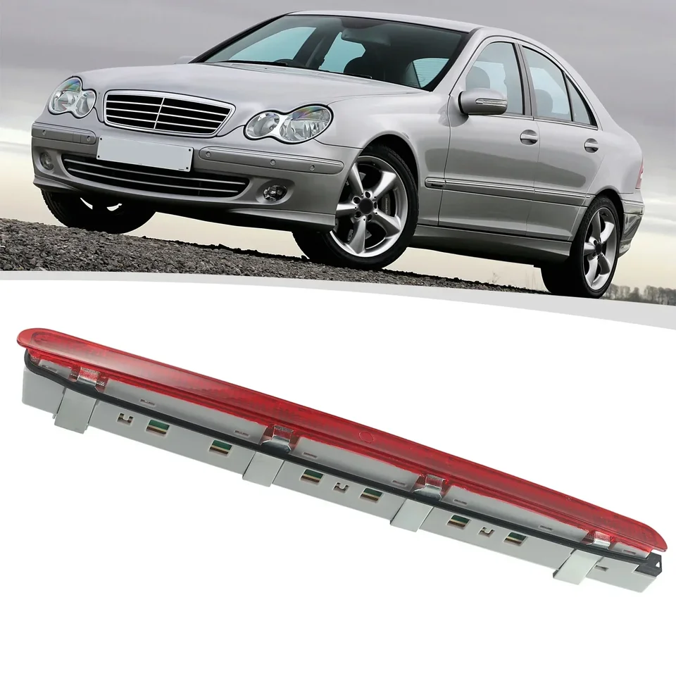 1PC Kvalita červeného objektívu LED TRUNT TRUNK TRUCH BRKIND STOP SLOTBY pre Mercedes W203 C Trieda 2000-2007 A2038200156 Nástroj Acesssories