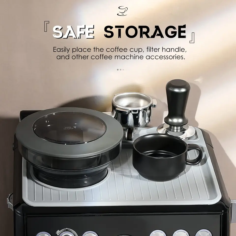 1pc káva Tamping Mat Espresso stroj silikónové manipulové rohož kompatibilné s Breville Sage SAGE BES870/876/880