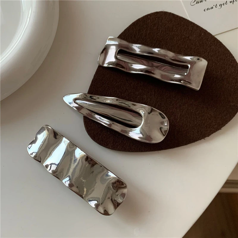 1PC Kórejský kov Nepravidelné vinobranie geometrické klip na vlasy Ženy Vlasové strihy hlava Chic Barrette Girl