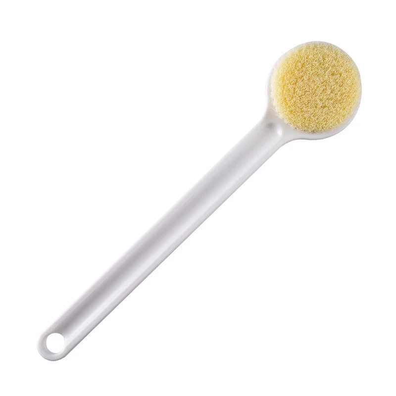 1PC Lacná kefka na rukoväť s dlhou rukoväťou s mäkkými štetkami - exfoliačná a masírovaná sprchová kefa pre mužov Dámske kúpeľňové doplnky