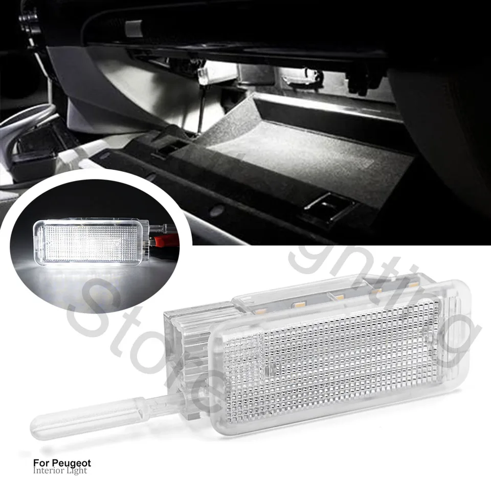 1pc LED rukavica boxová boxová batožinová zásahová vnútorná lampa pre Peugeot 308 407 807 3008 5008 Expert 3 Citroen C2 C3 C4 C5 C6 C8 Saxo